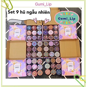 ￼Nến thơm phòng thiên nhiên không khói cao cấp Set Quà Tặng Hộp 9 mùi hương