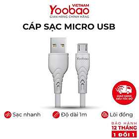 Mua Dây cáp sạc Micro USB YOOBAO C5 Sạc ổn định dài 1m - Hàng nhập khẩu