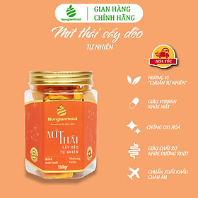 HẠT MỨT TẾT 2024 Mít sấy dẻo thượng hạng Nonglamfood hũ 150g - Premium