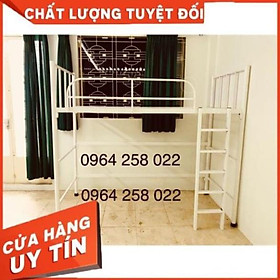 Giường Kiểu 1 tầng khung trụ - ngang 1m dài 2m - HCM.