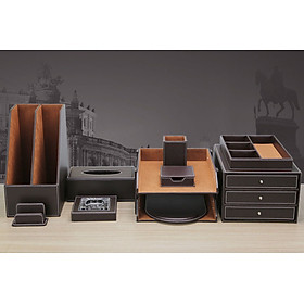 Khay tài liệu, tủ đựng tài liệu, cốc cắm bút : Bộ 10 sản phẩm