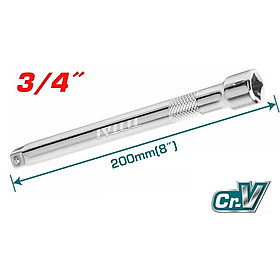 THANH NỐI MỞ TUÝP 3/4 DÀI 200MM TOTAL THEB34081 - HÀNG CHÍNH HÃNG