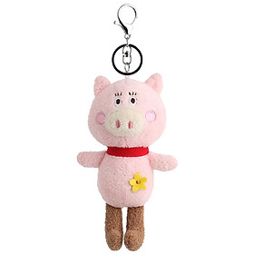 Móc khóa bông Động Vật quàng khăn