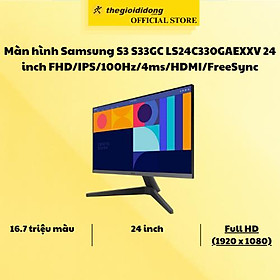 Hình ảnh Màn hình Samsung S3 S33GC LS24C330GAEXXV 24 inch FHD/IPS/100Hz/4ms/HDMI/FreeSync - Hàng Chính Hãng