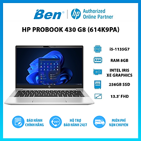 Mua Laptop HP ProBook 430 G8 (614K9PA)(i5-1135G7 |8GB |256GB|Iris Xe Graphics|13.3  FHD)Hàng chính hãng