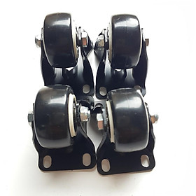 Mua Bánh 4cm viền đen 2 xoay 2 đứng cố định