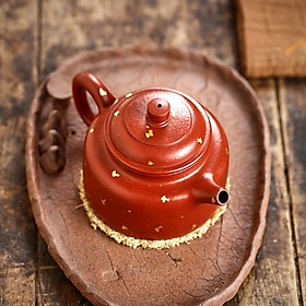 Mua Ấm Tử Sa Nghi Hưng Đức Chung Sái Kim 170 ml (Trứu Bì Chu Nê Đại Hồng Bào)