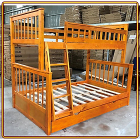 Mua Giường 3 tầng màu vàng Tundo trên 1m dưới 1m2