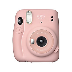 Fujifilm instax mini 11 Instant Camera Film Cam Auto Exposure Control Selfie Mode with Batteries Wrist Strap Birthday