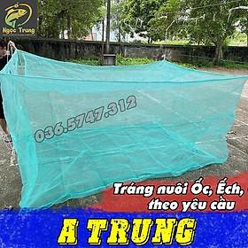 Vèo Nuôi Ốc,Nuôi Cá,Nuôi Ếch - Cao 1m5 Rộng 2m Dài 2m . Có Nắp Đậy,Mắt lưới 3li. Có Thể Ngâm Nước 3-5 Năm