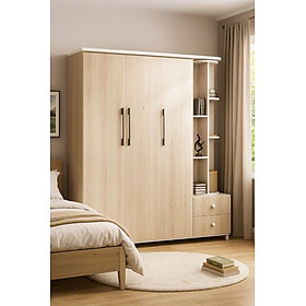 Mua Tủ áo kèm kệ xoay ngang Tundo KT 1m6 x 1m8 x sâu 48 cm