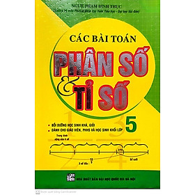 Các bài toán phân và số tỉ số 5
