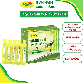 Thanh Tâm Phục Thần PQA Thành Phần Thiên Nhiên Hỗ Trợ An Thần, Giảm Lo Âu, Căng Thẳng Hộp 10 Ống