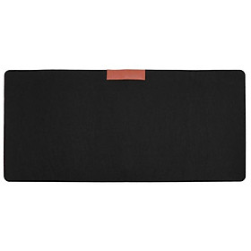 Tấm Lót Chuột Và Bàn Phím Máy Tính Để Bàn Vải Nỉ 700x330mm / 60x30cm - Black