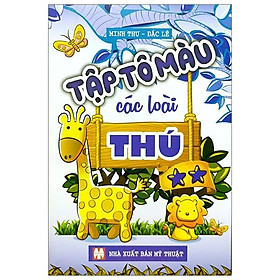 Sách Tập Tô Màu Các Loài Thú 2