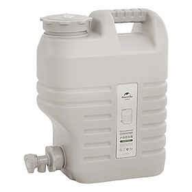 Water Storage Tank with Faucet Water Jug Canister for BBQ Hiking Backpacking - 12L