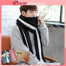 Khăn Chất Len Dạ Cashmere Pha Màu Style Hàn Quốc Dành Cho Cả Nam Và Nữ