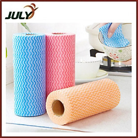 Cuộn khăn vải không dệt lau nhà bếp đa năng( 50 chiếc) - JL