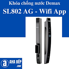 Khóa cửa chống nước Demax SL802 AG - Wifi App. Hàng Chính Hãng