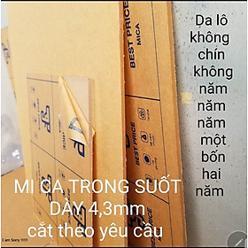 Mua TẤM MI CA TRONG SUỐT dày 4 3mm  CẮT THEO YÊU CẦU