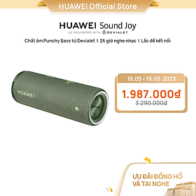 Mua Loa di động HUAWEI Sound Joy | Chất âm Punchy Bass từ Devialet | 26 giờ nghe nhạc | Lắc để kết nối |  Hàng Chính Hãng