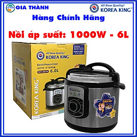 Mua Nồi áp suất điện đa năng 6Lit-1000w  Chính hãng Koreaking Hàn Quốc - PEPC-60STSN   Hàng chính hãng 