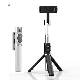 Phong cách mới nhất điện thoại di động P60 bán chạy Gậy selfie mở rộng Bluetooth với ống hợp kim nhôm tích hợp chân đế phát sóng trực tiếp ba chân đa chức năng