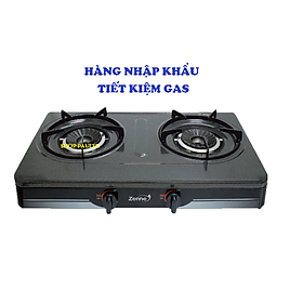 Mua BẾP GAS ĐÔI ZENNE KLS 206 - NHẬP KHẨU MALAYSIA – MẶT BẾP PHỦ MEN - NGỌN LỬA MẠNH VÀ HỘI TỤ - TIẾT KIỆM GAS