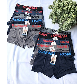 Combo 10 quần lót nam đùi Boxer 05 màu,lưng thun 4cm, chất vải thun lạnh 04 chiều co dãn tốt,thoáng mát(Heroman&Tony)