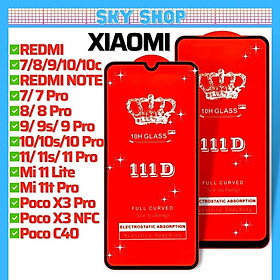 Mua Cường lực redmi a1 10a 10c 9a 9c 9t note 11 11s pro 7 8 9 10 poco c40 x3 pro nfc f3 m3 m4 gt mi 10t 11 lite 11T k30 k40
