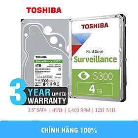 Mua Ổ cứng Toshiba S300 Surveillance HDD 4TB hàng chính hãng