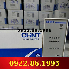 Mua HàngNeW Rơ le bảo vệ pha chống mất pha  chống đảo pha Chint XJ3-G 380V mới