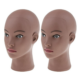 2x Premium Mannequin Head Hat Rack Wig Holder Scarfts Sunglass Display Stand