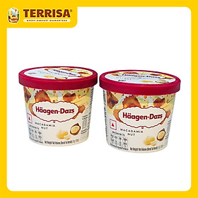 Chỉ giao HCM Kem Pháp Macadamia Nut H agen-Dazs 100 ml