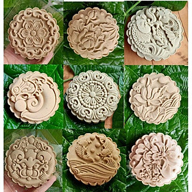 Mua khuôn trung thu lò xo 200g 9 mặt kèm nhấn