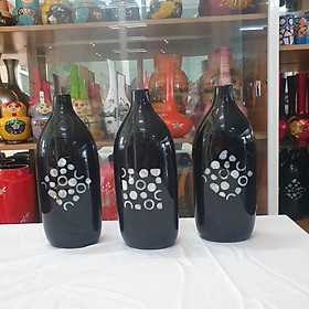 Mua Lọ hoa sơn mài cao cấp Thanh Bình Lê khảm ốc 2 mặt 34x14x10 cắm hoa  trang trí nhà cửa  văn phòng  quà tặng ý nghĩa