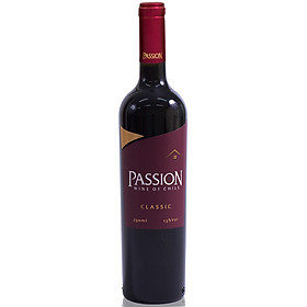 Rượu Vang Đỏ Passion Classic 750ml 13% Không hộp