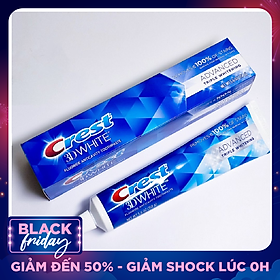 Kem Đánh Răng Crest 3D White Advanced Whitening 158g - Hàng Mỹ