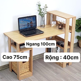 Mua Bàn học  bàn làm việc kết hợp kệ sách
