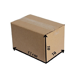 Hộp Bìa Giấy Carton Hộp Bìa Giấy Đóng Gói Hàng Dày Dặn Chắn Chắn KT 15x10x10cm