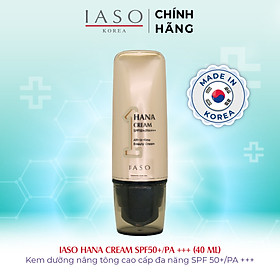 I76 Kem dưỡng nâng tông cao cấp đa năng IASO HANA CREAM SPF50+/PA +++ 40ml