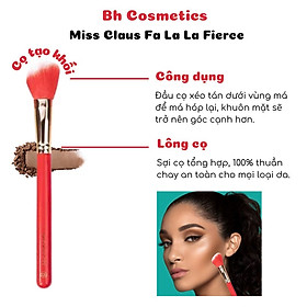 Cọ Khối Và Má Hồng Điểm Bh Cosmetics Miss Claus Fa La La Angled Contour Brush