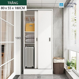 Tủ Quần Áo Simple Kết Hợp Cửa Lùa Hiện Đại Thương Hiệu SIB Decor TA06