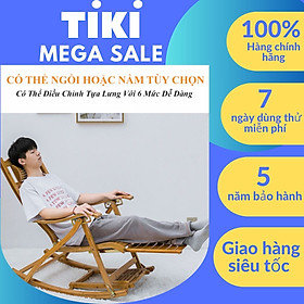 Mua Ghế Bập Bênh Tre  Thư Giãn Cao Cấp Có Massage Chân
