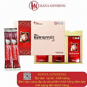 Nước hồng sâm Sanga Hàn Quốc hộp 30 gói - Khỏe cho cả gia đình