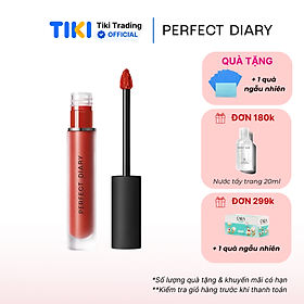 Son kem lì PERFECT DIARY DreamMatte nhiều màu siêu mịn lâu trôi cao cấp 2.5g