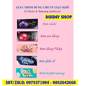Mua Combo 5 hộp giấy thơm Aroma sheet cho máy giặt khô LG Styler