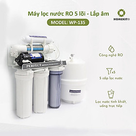 Mua Máy lọc nước tinh khiết RO 5 không vỏ lõi lắp âm HOMEKIT mã WP-135 uống trực tiếp - lắp đặt tận nhà  bảo hành 12 tháng - Hàng chính hãng