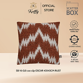 Mua SCATTER BOX Vỏ Gối Cao Cấp nhập khẩu Ireland Anh Quốc OSCAR Màu cam kích thước 43X43CM Phong cách cổ điển