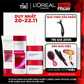 Bộ 3 bước dưỡng da chống lão hóa Revitalift ban ngày (Sữa rửa mặt 100ml, Nước hoa hồng 200ml,Kem dưỡng ban ngày 20ml x2)
